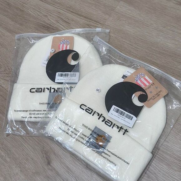 Carhartt A18 Knit Beanie – Winter White – Brand New - Picture 1 of 4